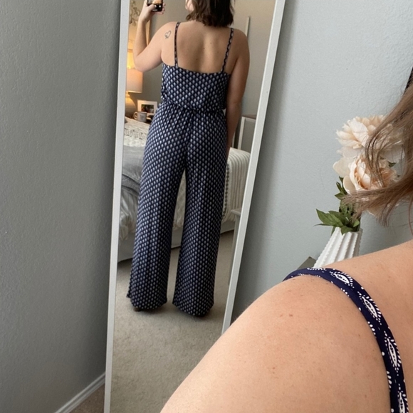 Blue & white romper/jumpsuit - Picture 2 of 3